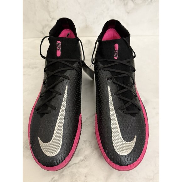 Nike Phantom GT Elite DF FG Soccer Cleats Black Pink CW6589-006 Men’s Size 13 US main image 7